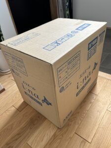 しっかりとした段ボールに入って届きました。
